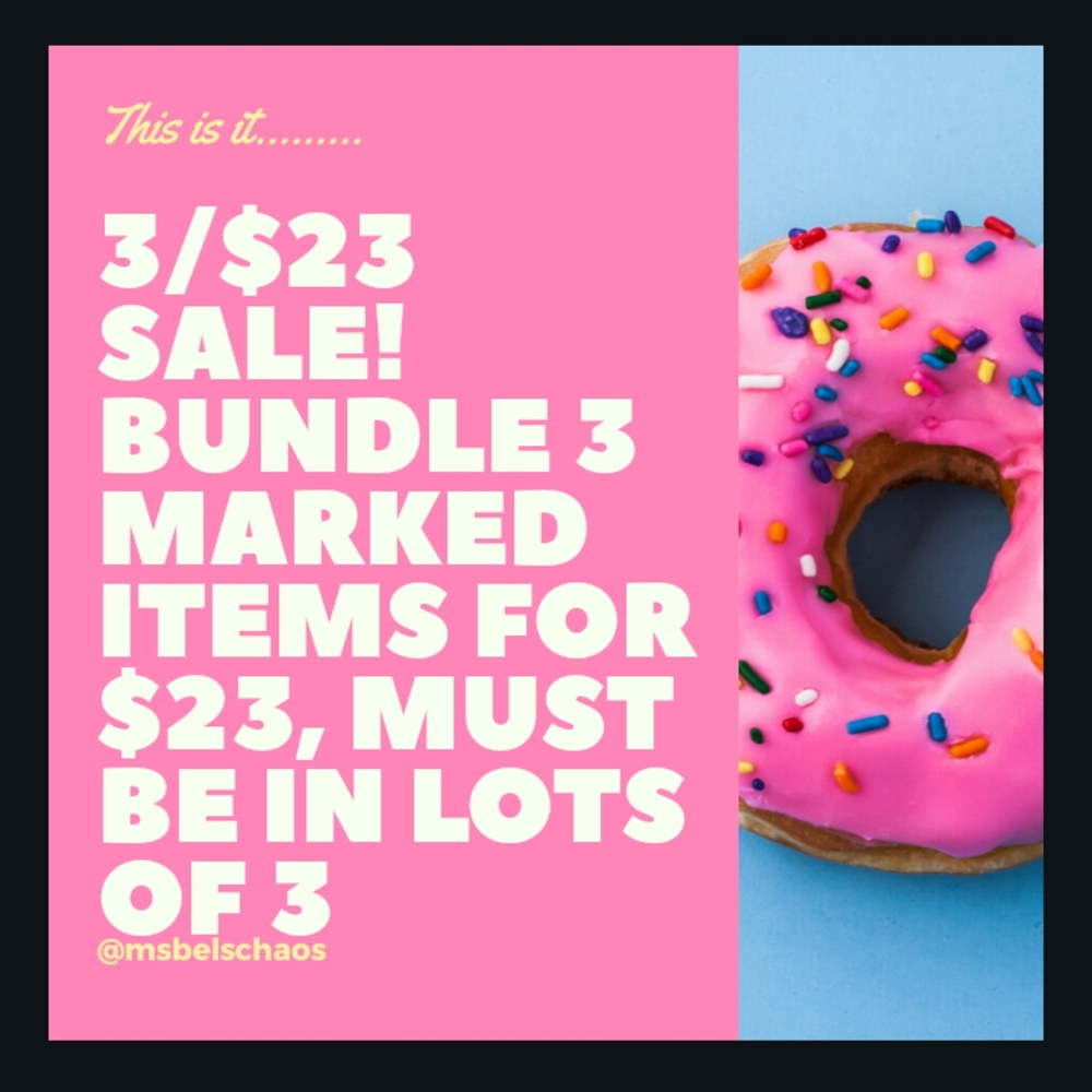 ^^3/$23^^ SALE!